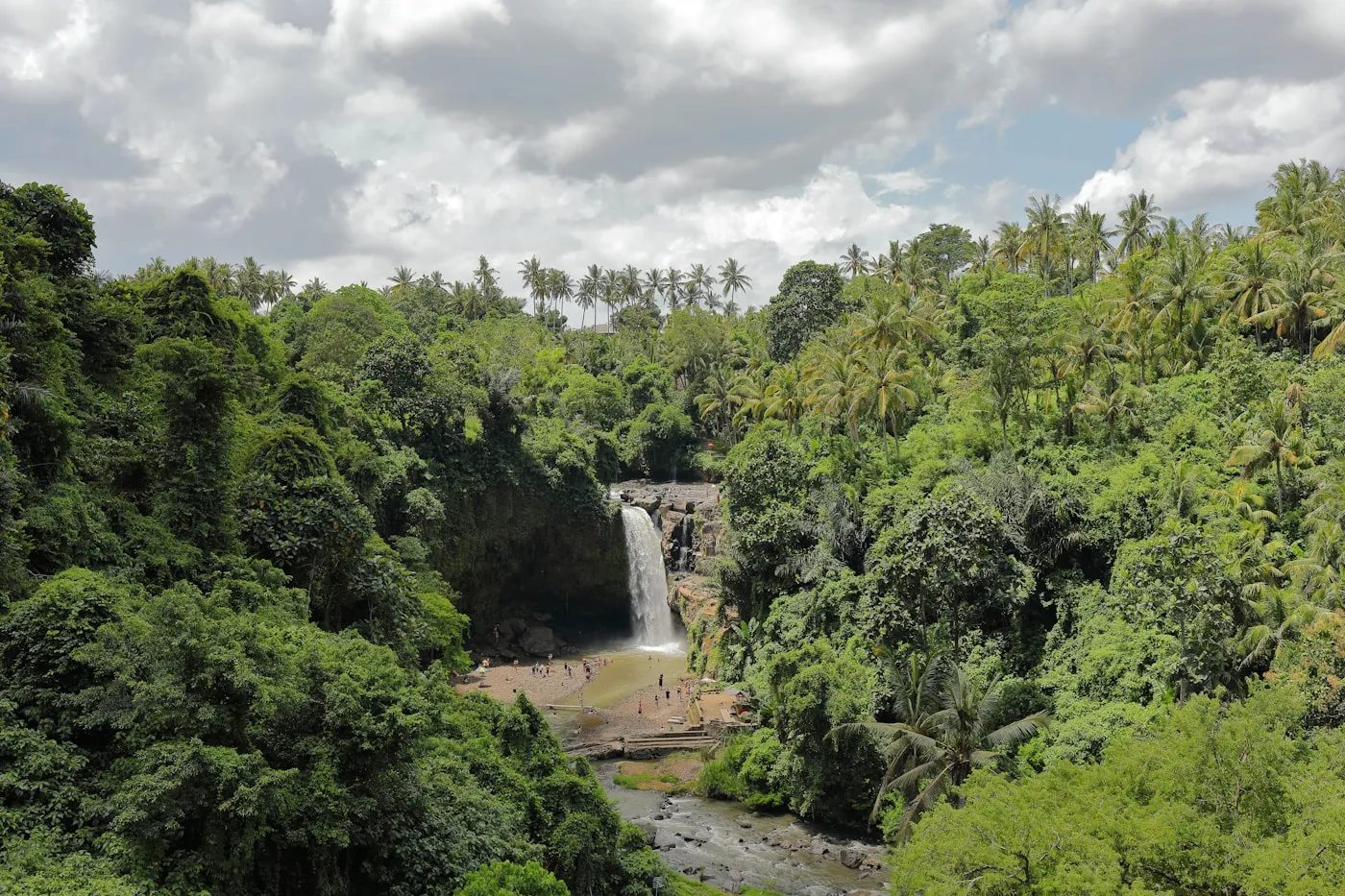 Jungle waterfall in Bali